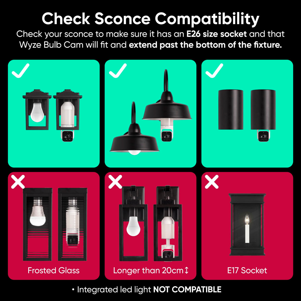 2K HD Smart Light Bulb Security Camera Z26981