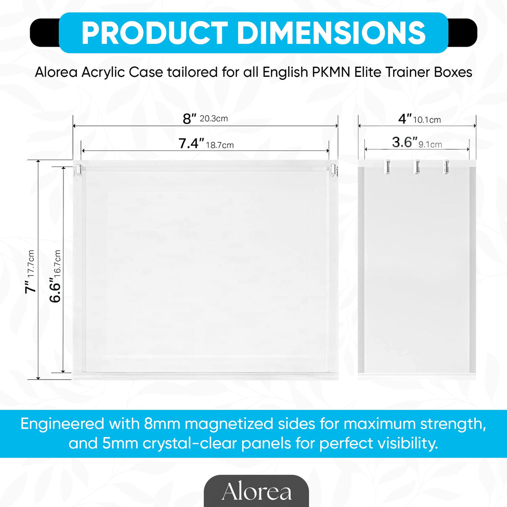 Acrylic Display Case with Magnetic Lid C470407