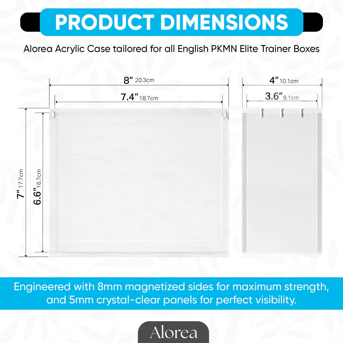 Acrylic Display Case with Magnetic Lid C470407