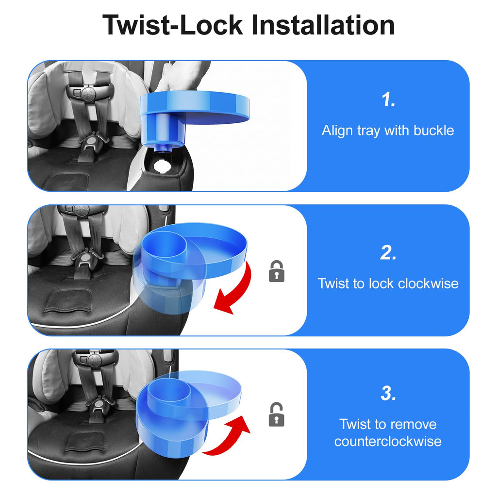 2 Pack Car Seat Cup Holder S9206