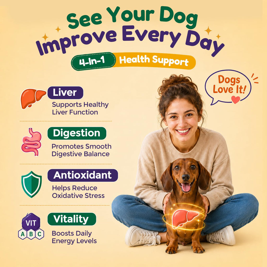 Dog Liver Supplement, Milk Thistle & Same, 5B CFU Probiotics, 90 Soft Chews Q667022