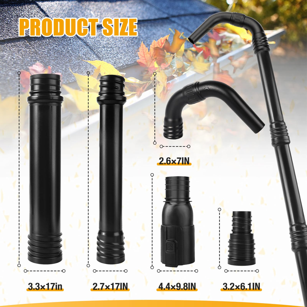 Gutter Cleaning Kit 9.25 ft with Reflector M445284