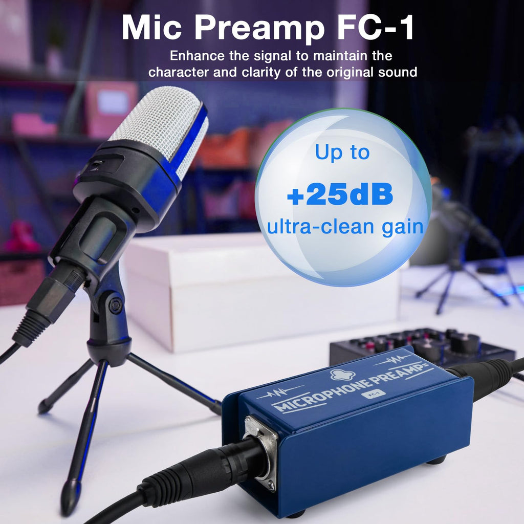 Dynamic Mic Preamp Gain Booster R24161