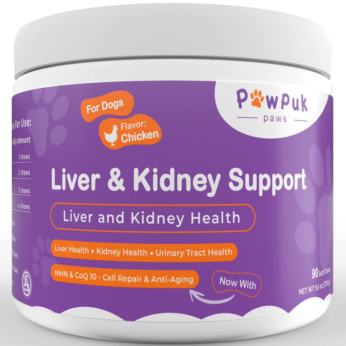 Liver & Kidney Vitamins Supplements for Dogs O884431