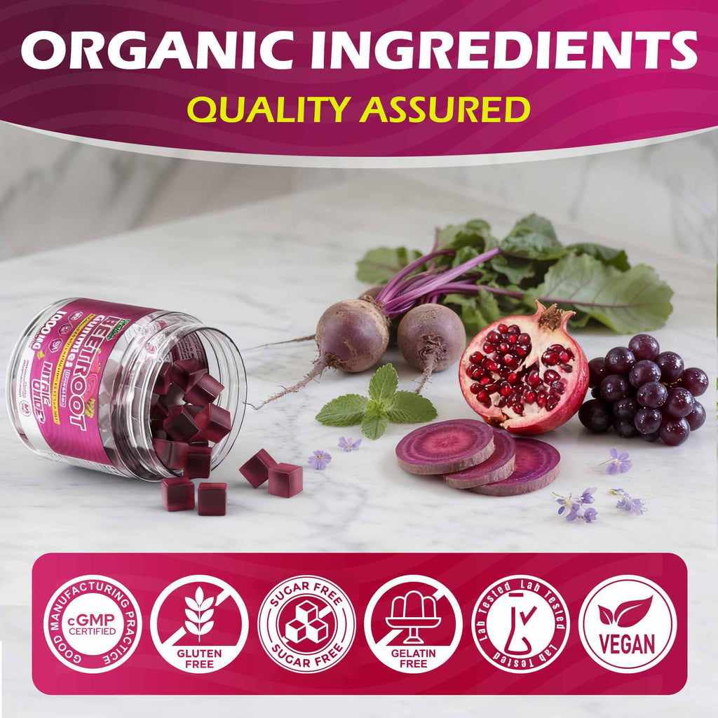 Beet Root Gummies with L-Citrulline & L-Arginine, Sugar Free E17195