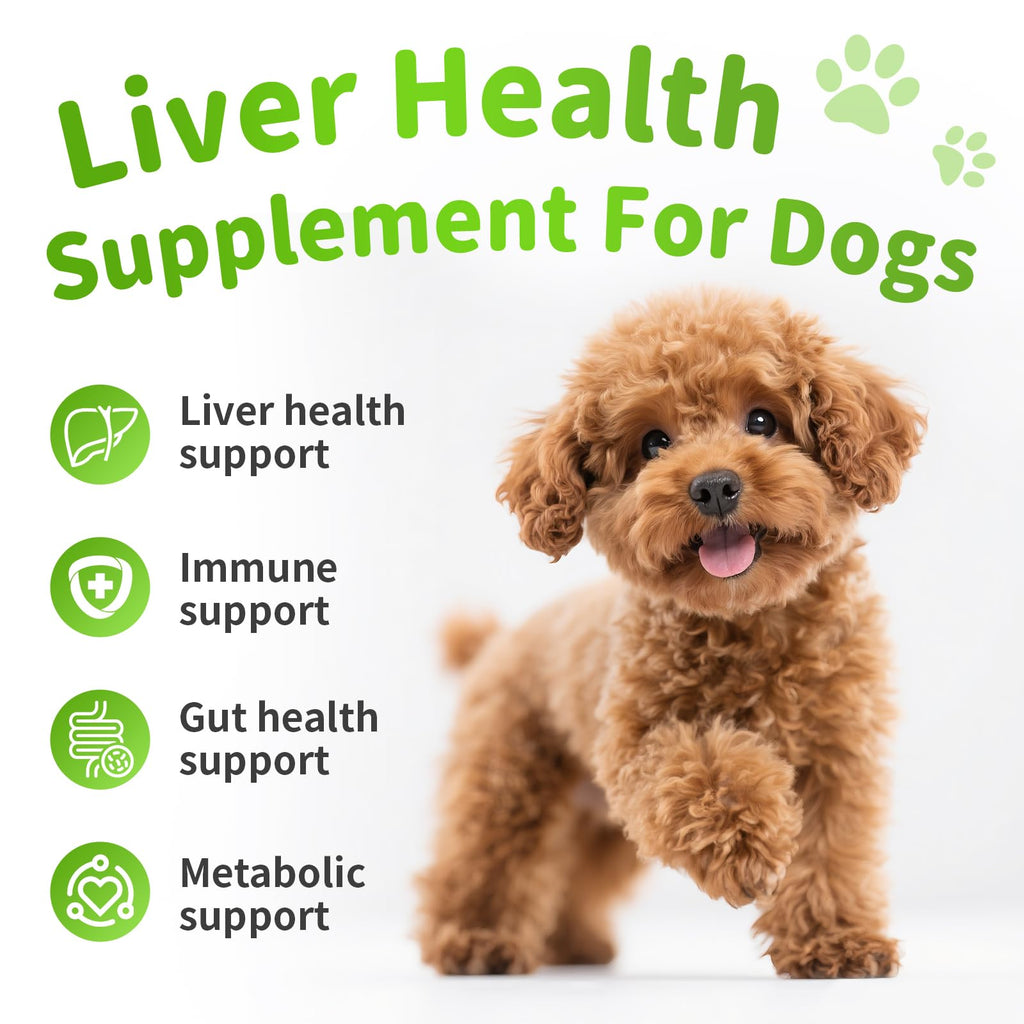 Dog Liver Support Chews with Milk Thistle F734