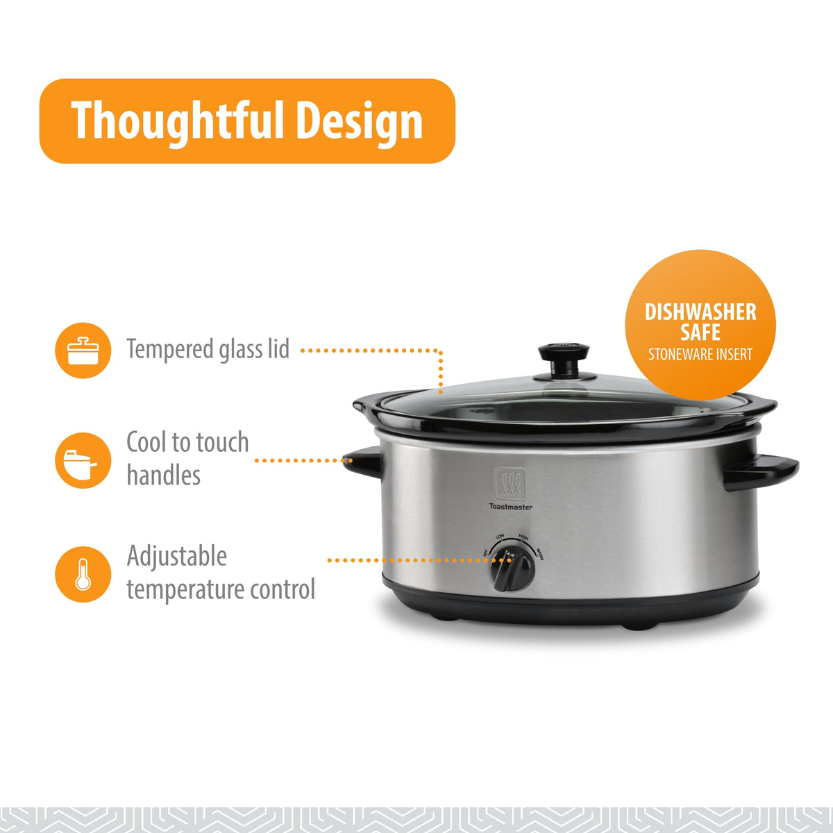 Stainless Steel 7 Quart Slow Cooker R691