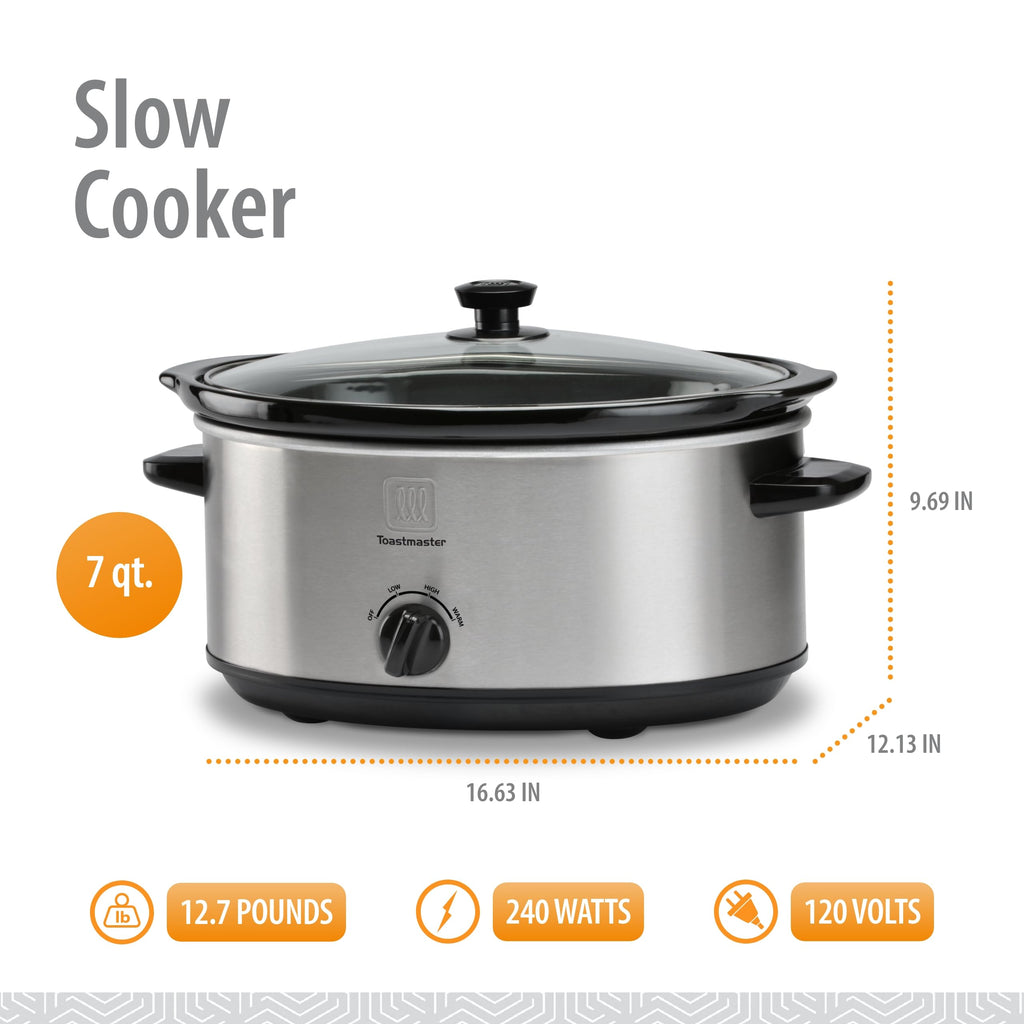 Stainless Steel 7 Quart Slow Cooker R691