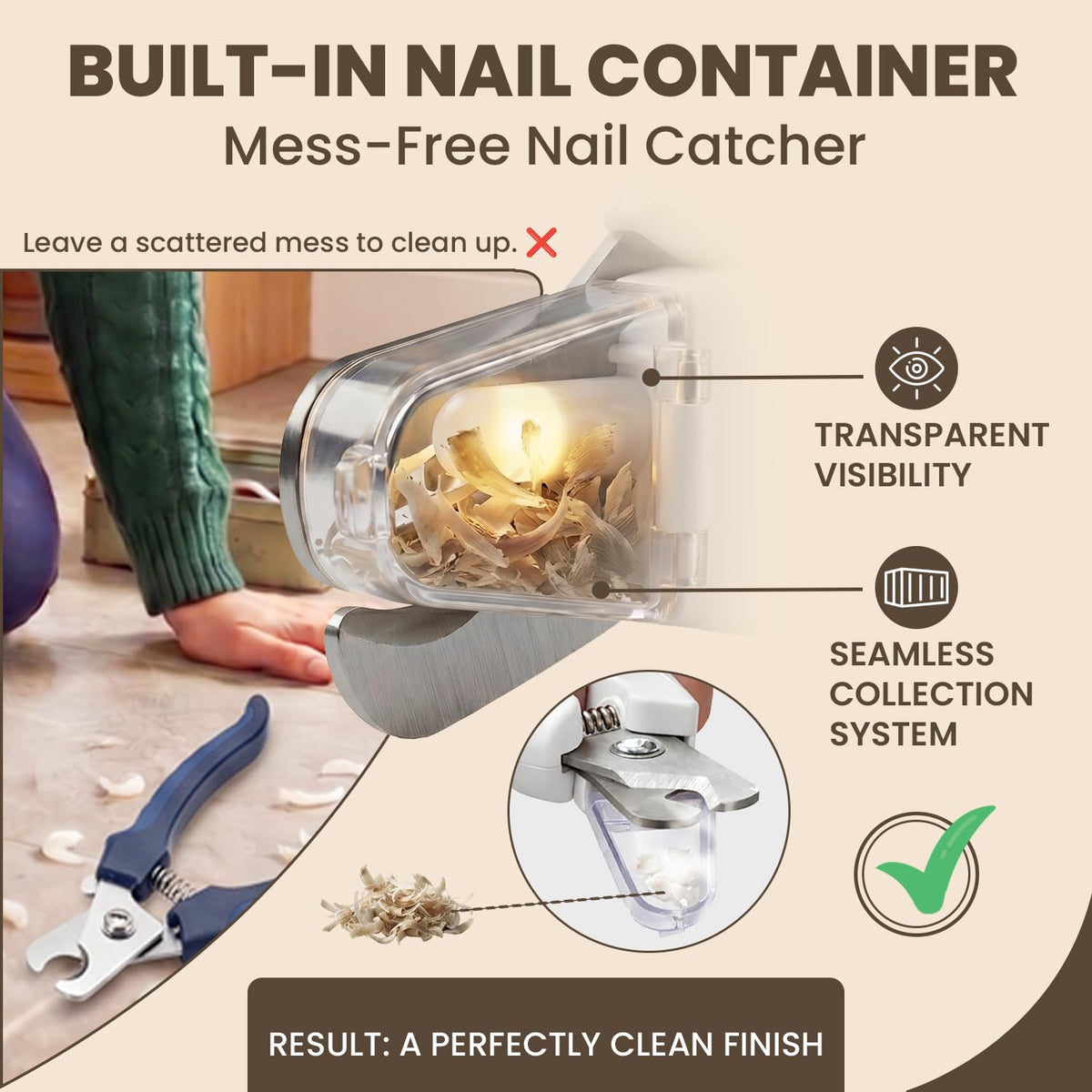 2-in-1 Dog & Cat Nail Clipper and Grinder with Light T53458