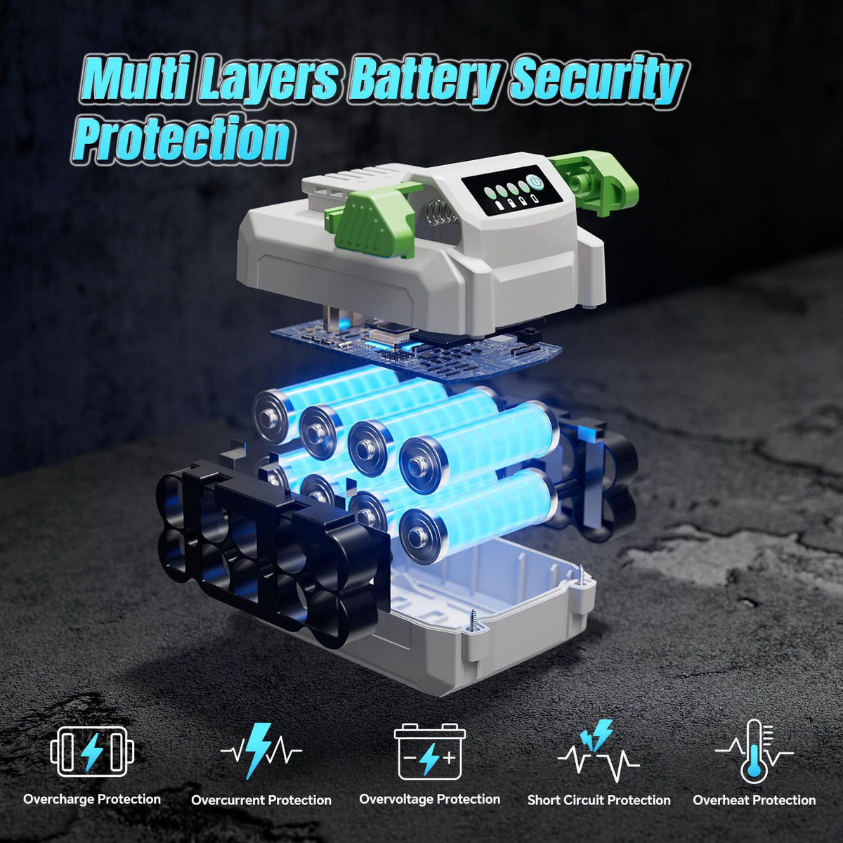 20V 4.0Ah Rechargeable Lithium Battery U2041