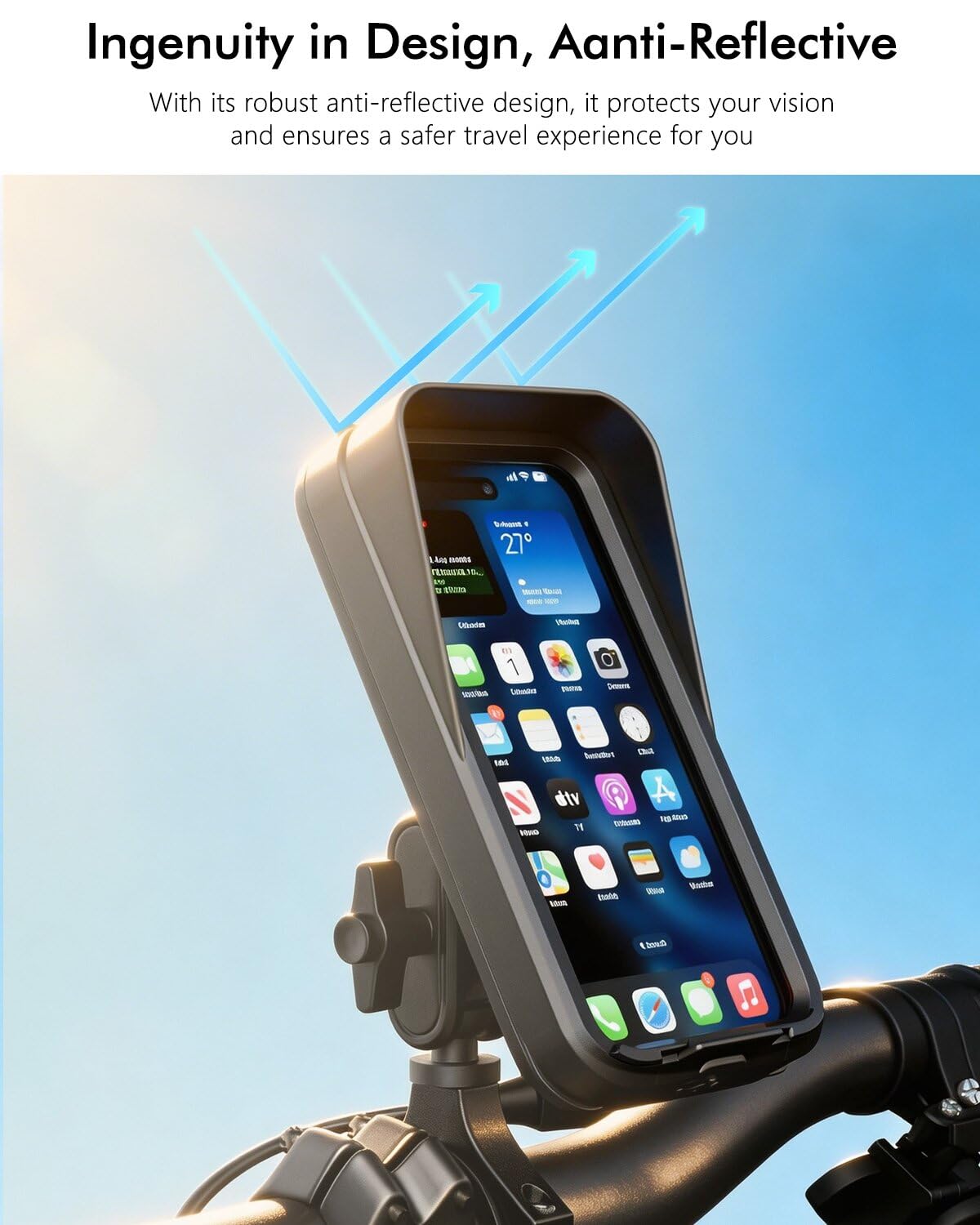 IP65 Waterproof Motorcycle Phone Mount H678145