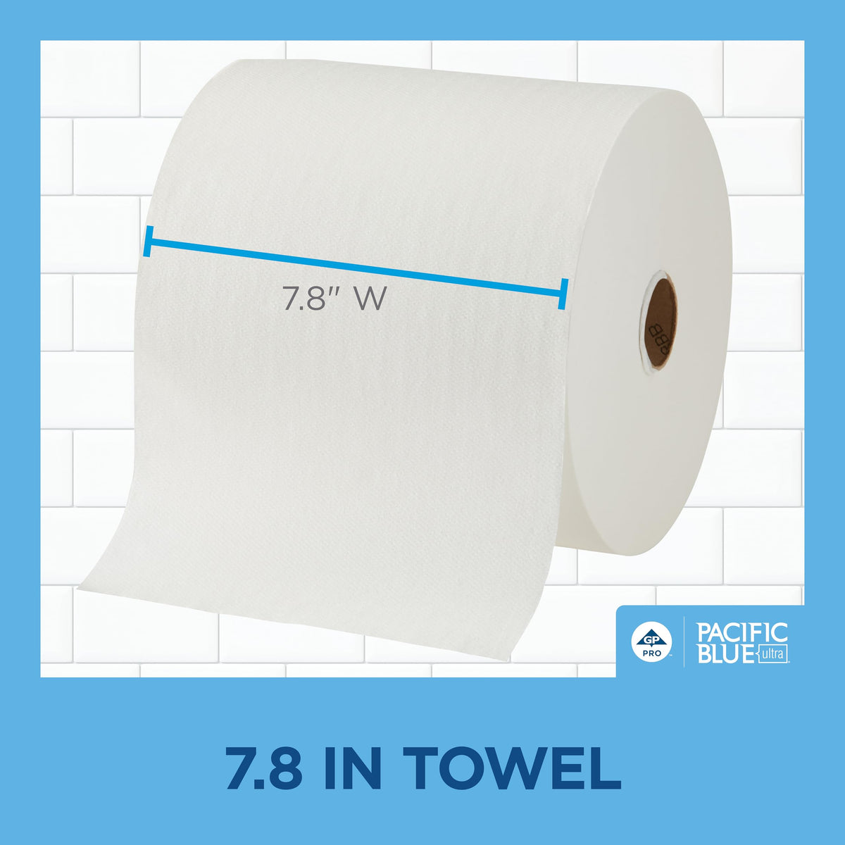 White High-Capacity Paper Towel Rolls S34903