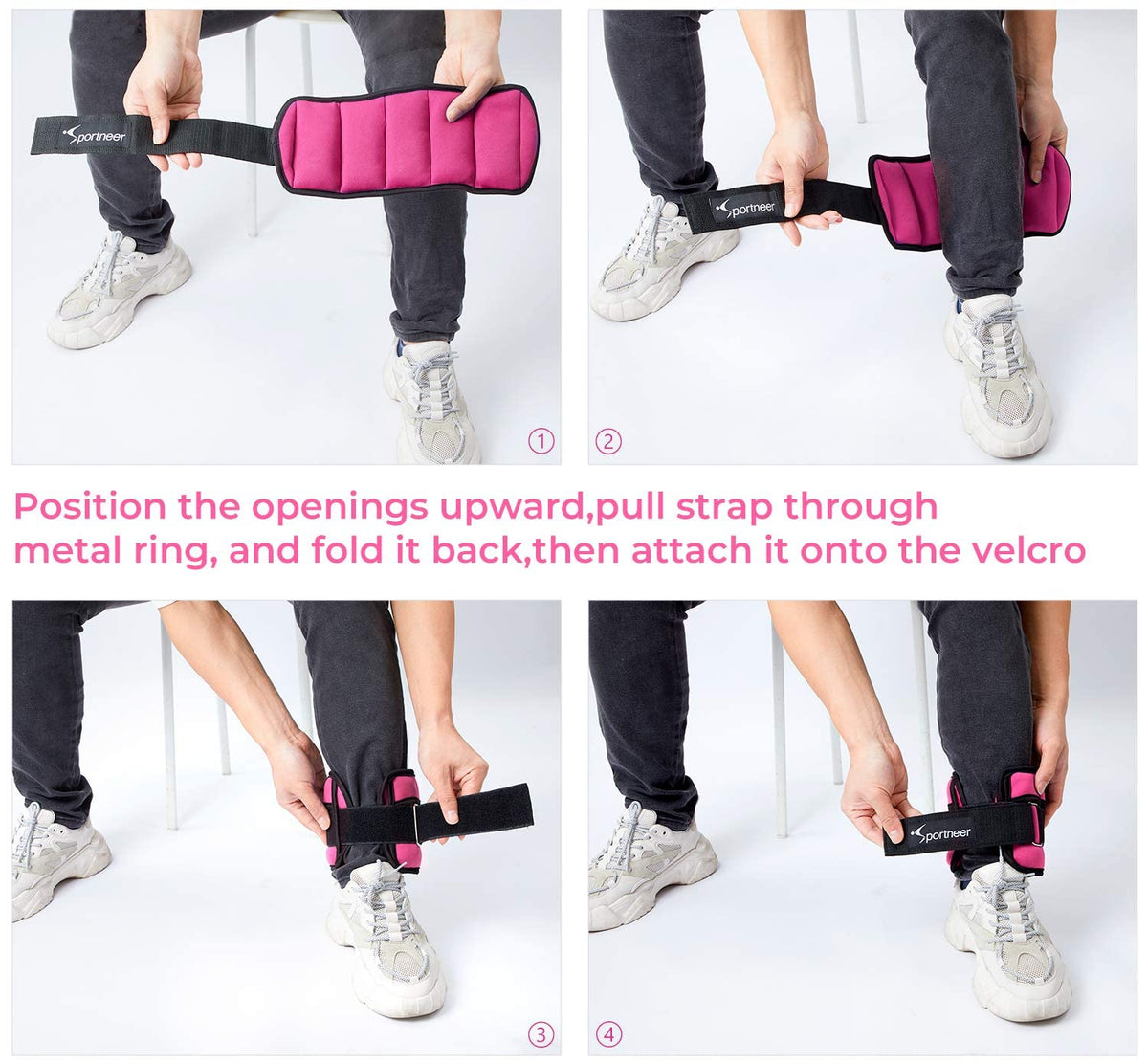 Adjustable Ankle Weights Set G8606