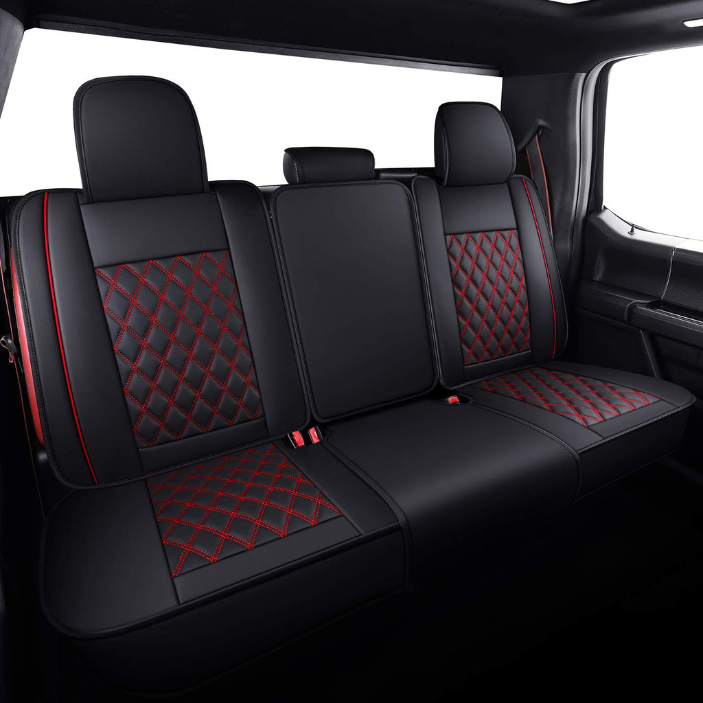 Car Seat Covers Black-Red V95648