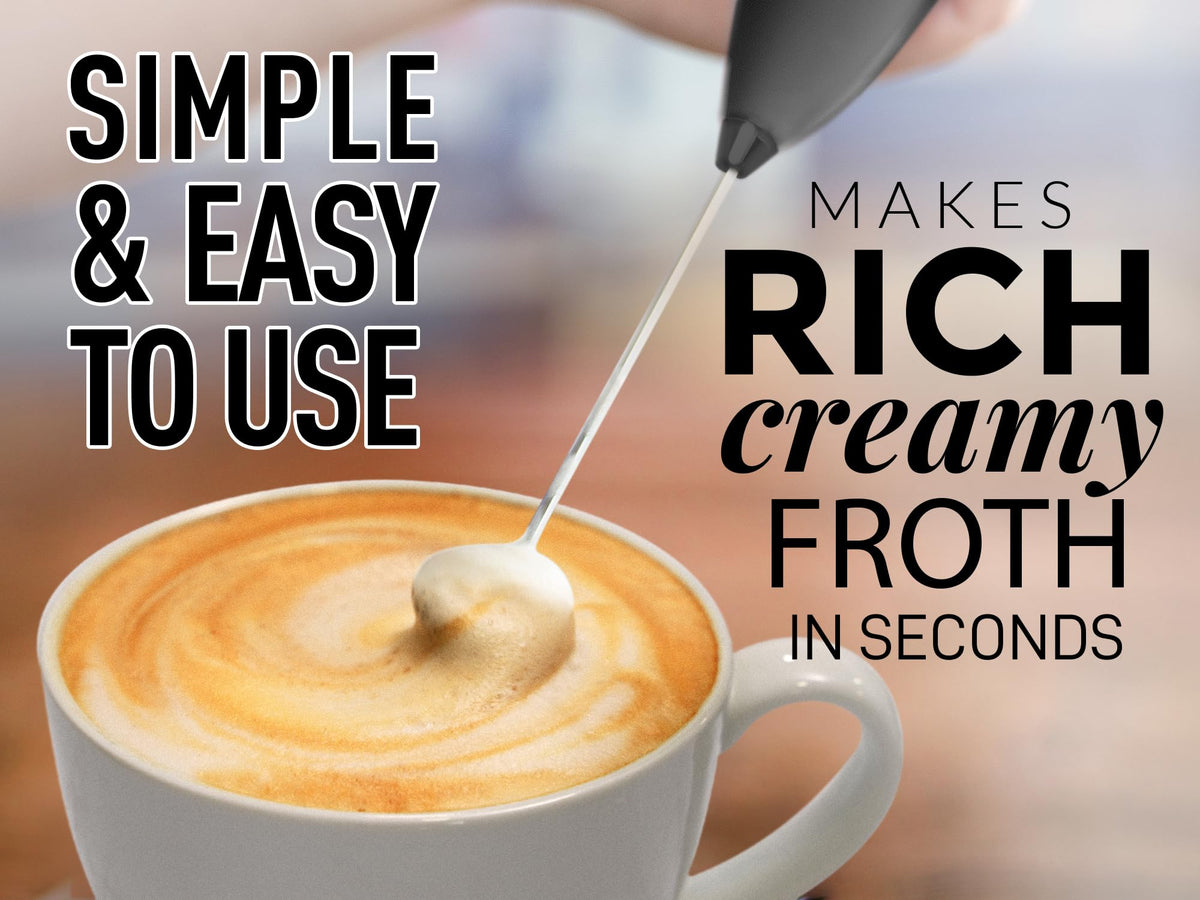 10 oz Temperature Control Smart Mug with Milk Frother F99203