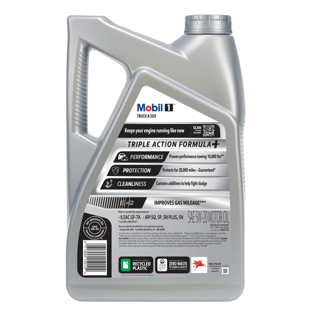 5 Quart 5W-20 Full Synthetic Motor Oil B947611