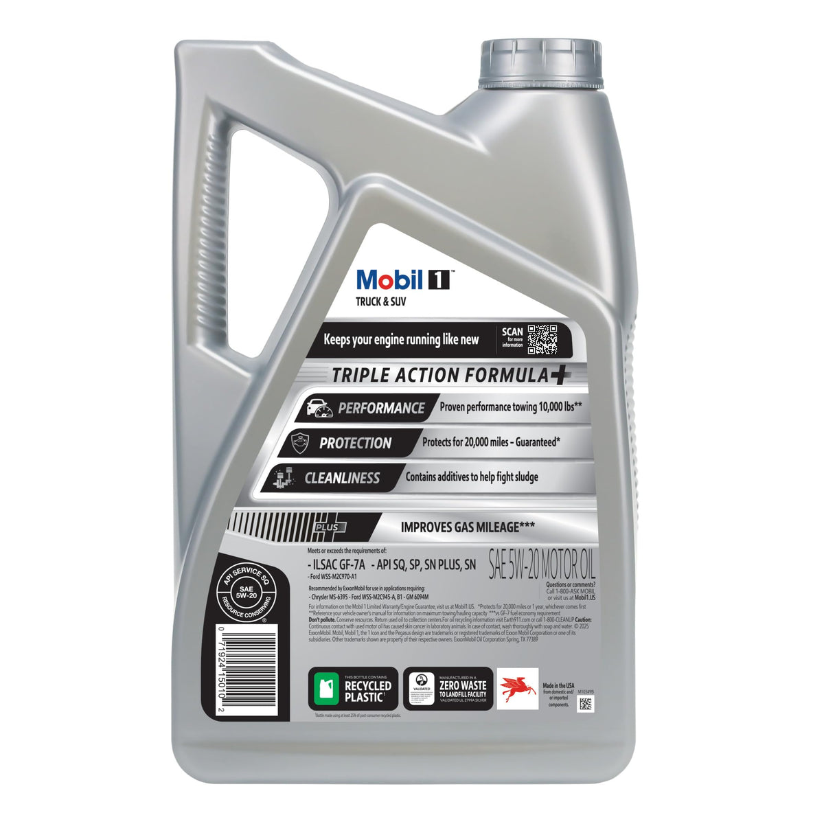 5 Quart 5W-20 Full Synthetic Motor Oil B947611