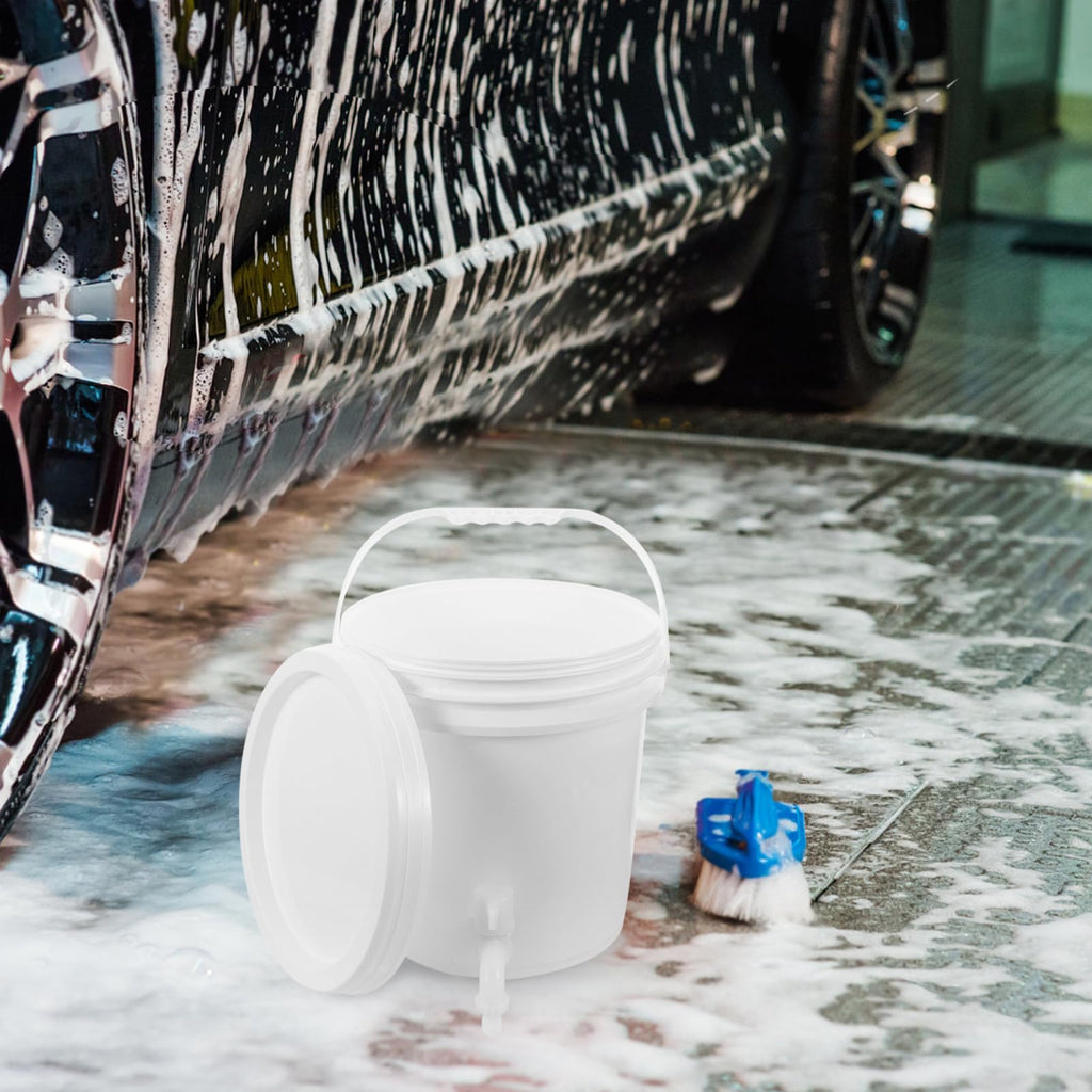 Outdoor Water Storage Bucket with Faucet 10l Capacity J394