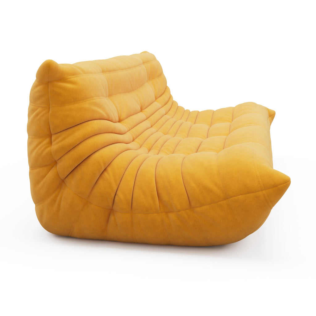 3-Seater Memory Foam Suede Bean Bag Chair W106126