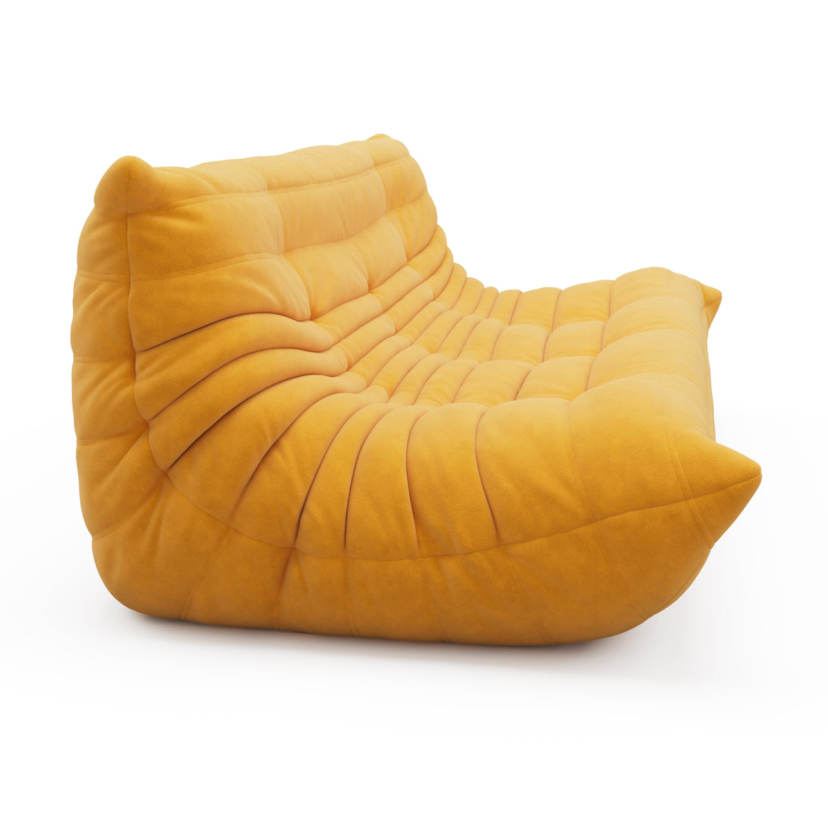 3-Seater Memory Foam Suede Bean Bag Chair W106126