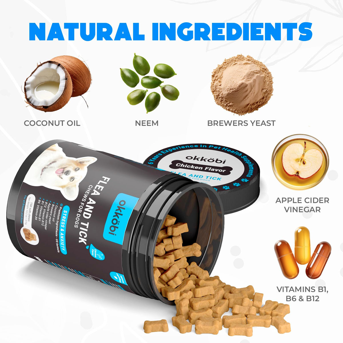 Chicken Flavour Dog Chews 150 Count Y2088