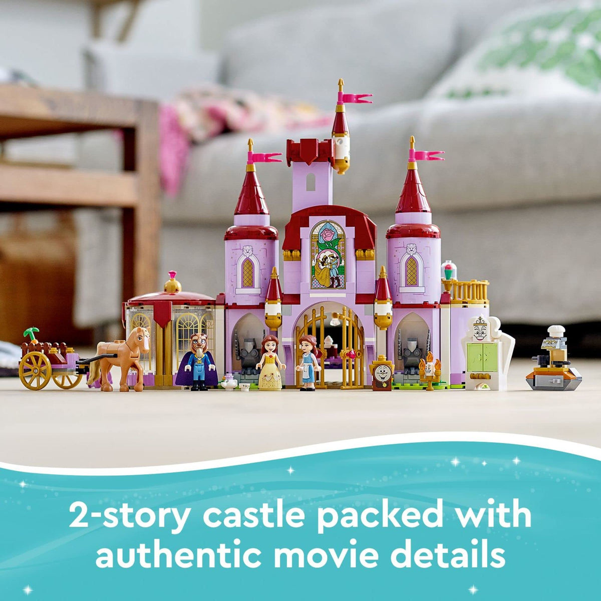 Building Toy with Horse Toy, Mini-Doll Figures, Plus Accessories V8713