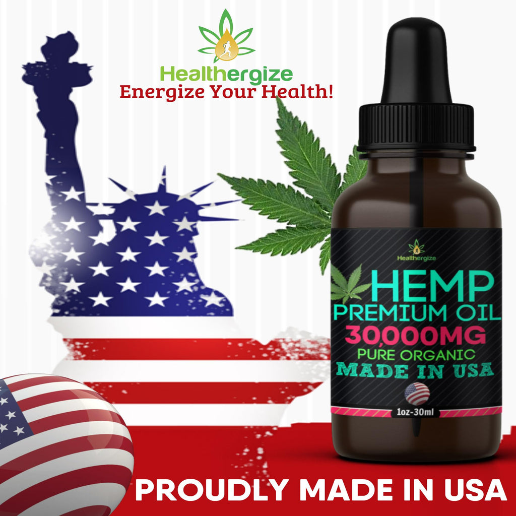 Hemp Oil Drops 5 Pack Cold Pressed Vegan Z3228