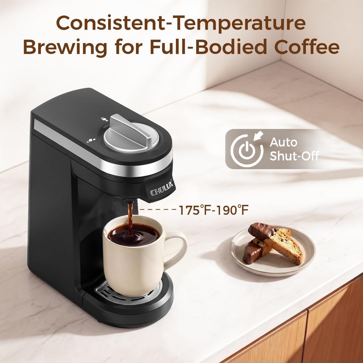 Single Serve Coffee Maker Black B78710