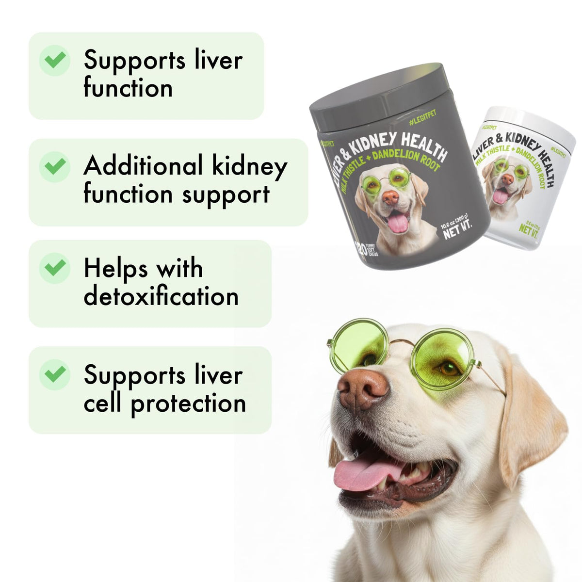 Milk Thistle Dandelion Root Turmeric Curcumin Dog Supplement 120 Soft Chews Q908880