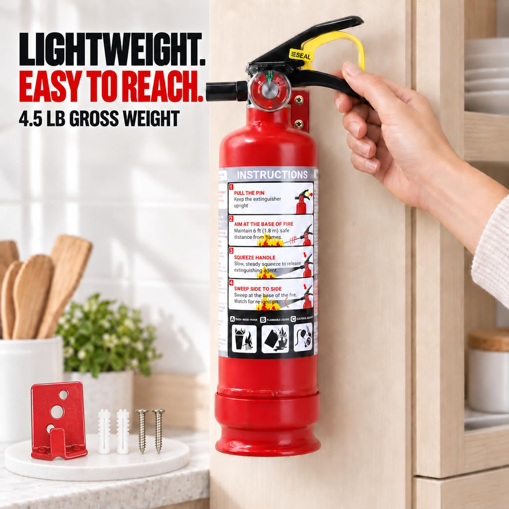 2.5 lb ABC Dry Chemical Fire Extinguishers 2-Pack V80304