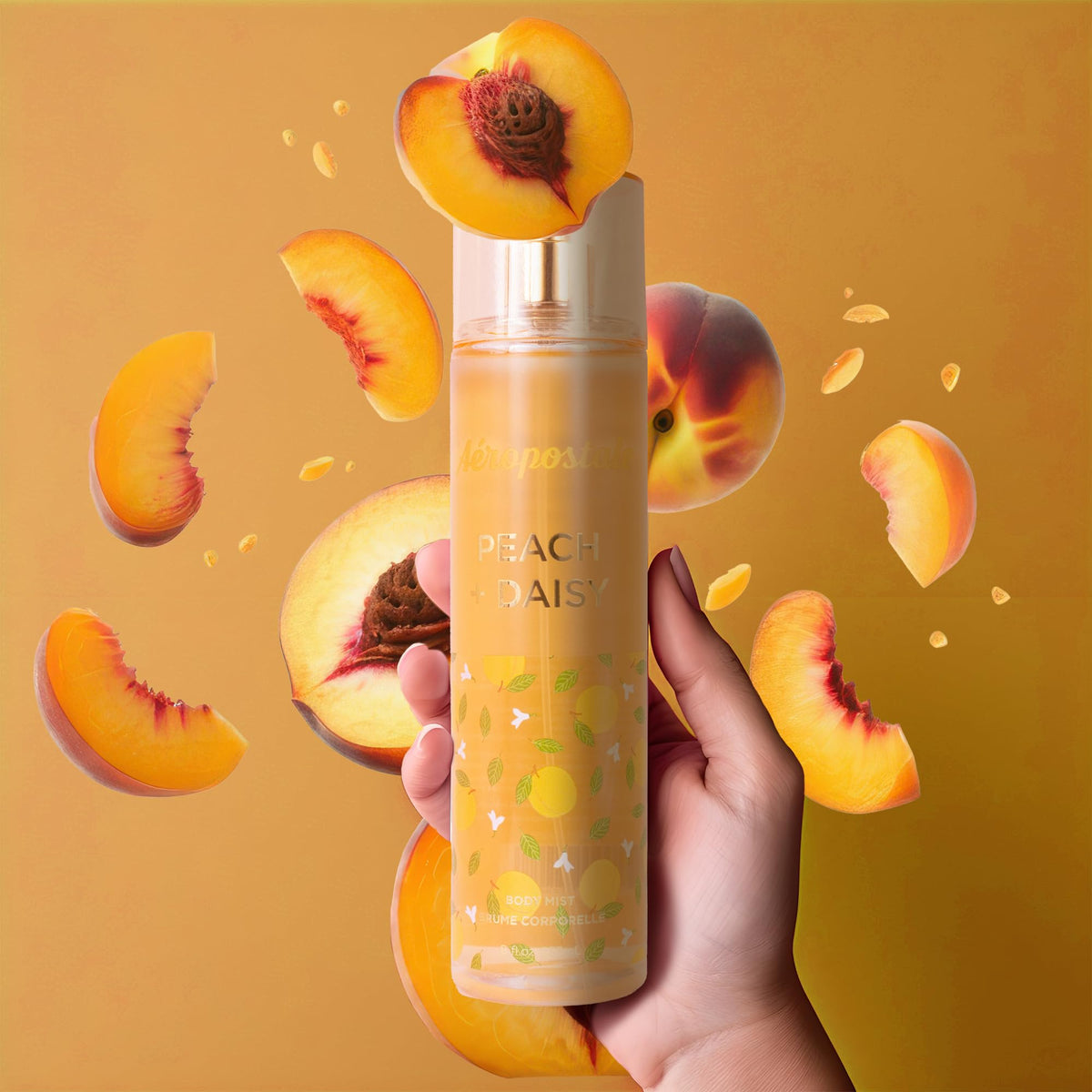Peach Daisy Flower Crown 8 Fl. Oz. Body Mists T8156