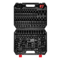 189-Piece Impact Socket Set, 1/4" & 3/8" Drive Metric and SAE A2285