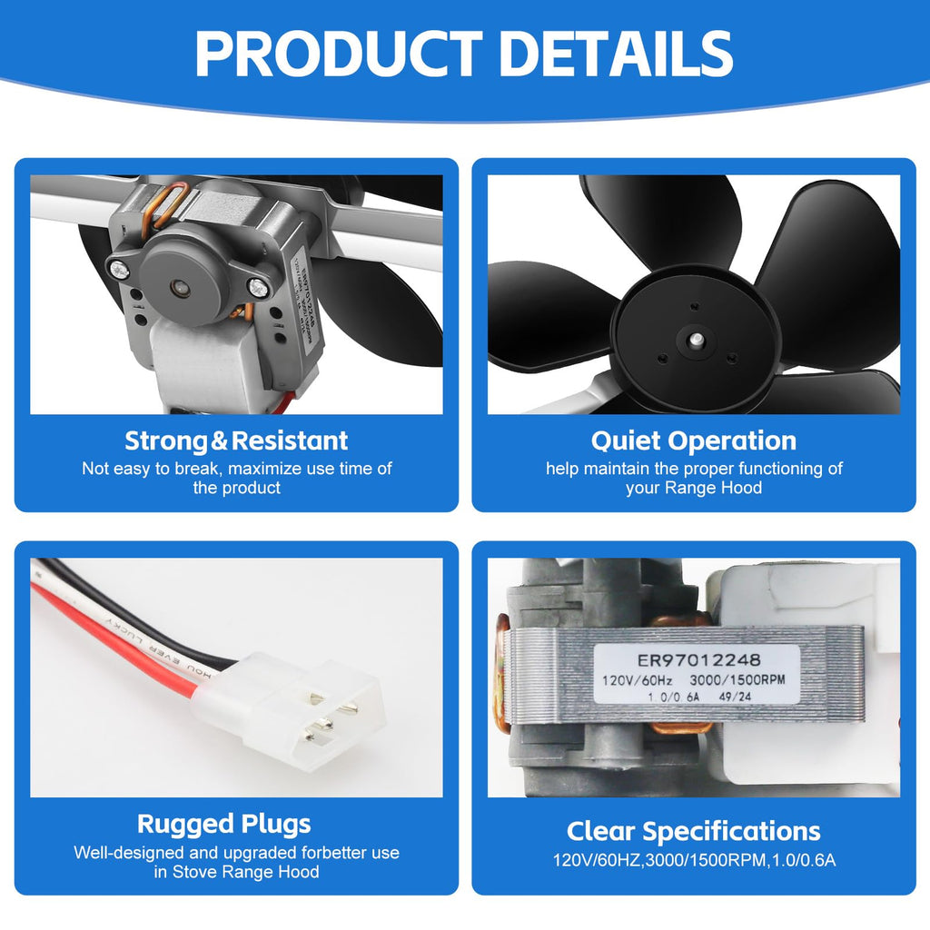 Range Hood Fan Motor Replacement Kit W46272