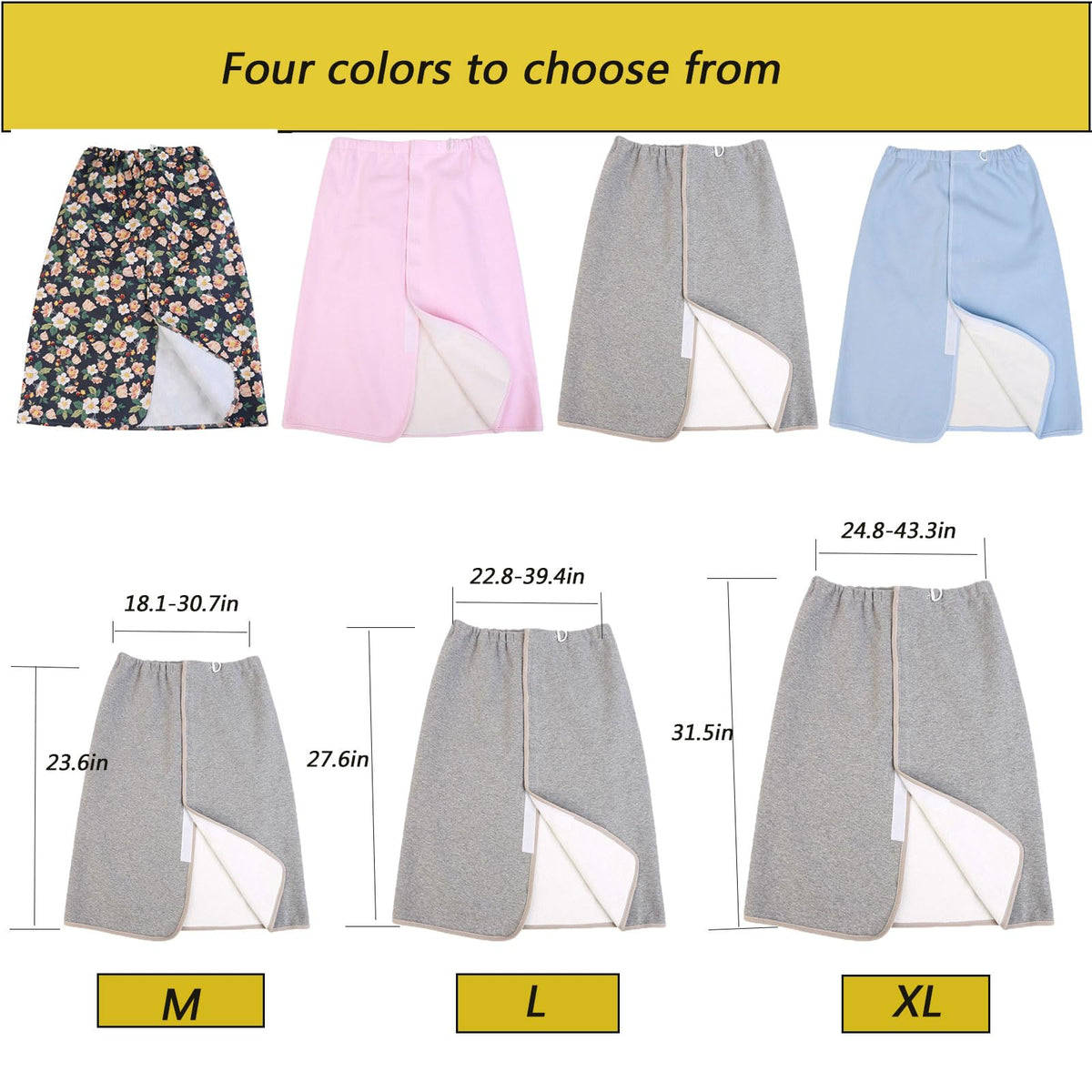 Adjustable Reusable Waterproof Diaper Skirt W31940