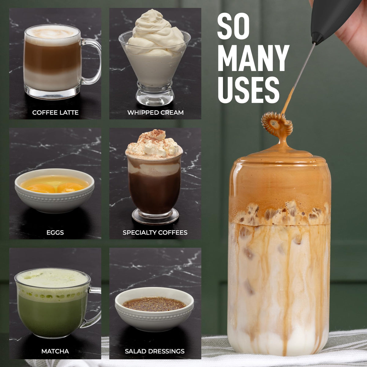 10 oz Temperature Control Smart Mug with Milk Frother F99203