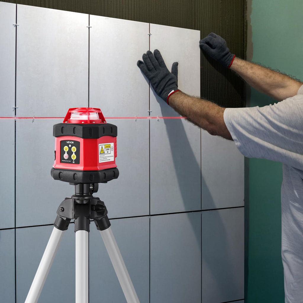 360-Degree Self Leveling Rotary Laser Level Kit with Tripod L379066
