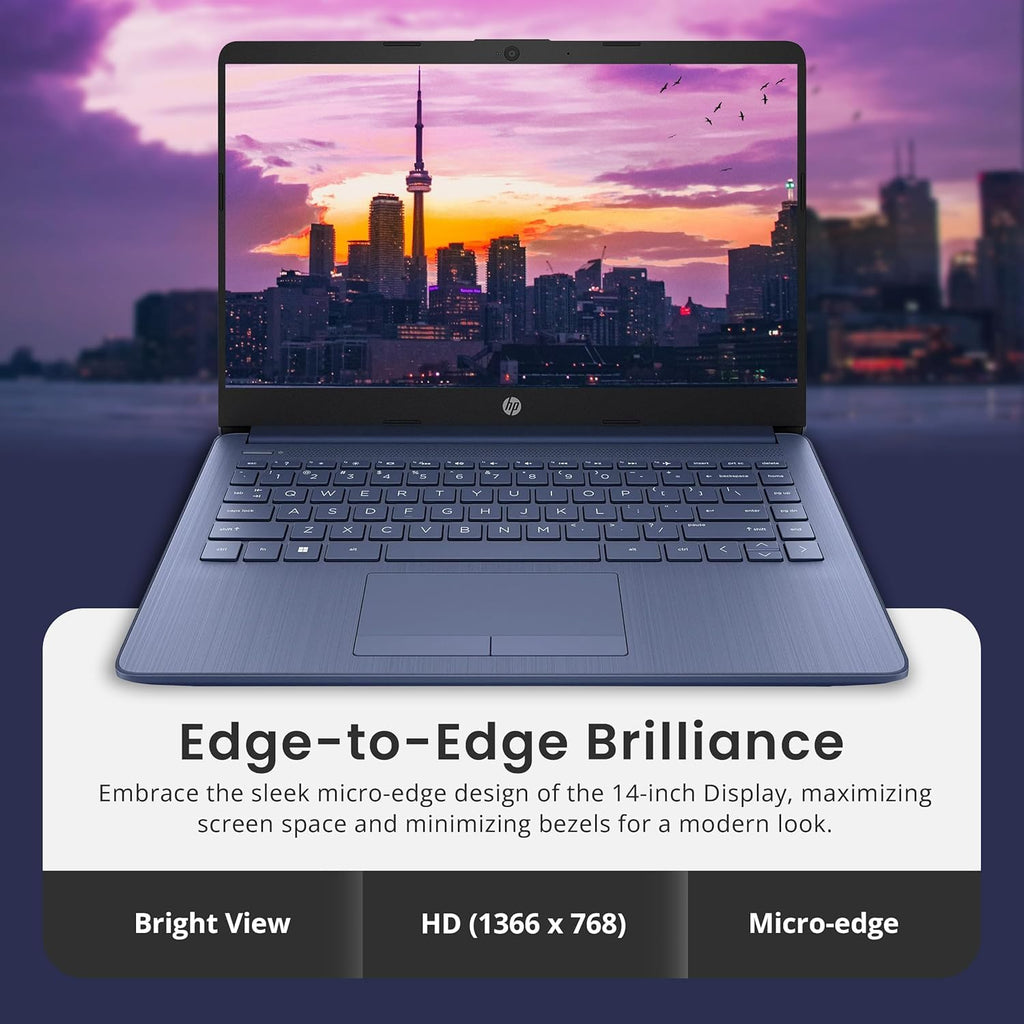 14" Ultral Light Thin Laptop, Quad-Core Intel Celeron, 16GB RAM, 564GB, Windows 11 S, Royal Blue K39734