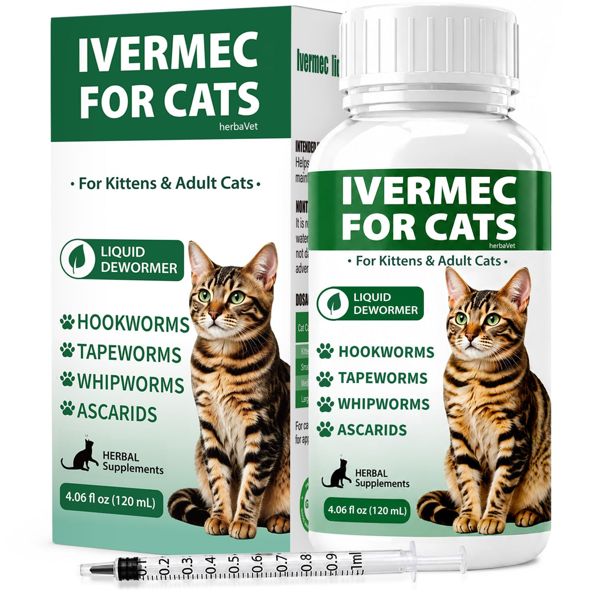 Cat Dewormer Liquid for Cats & Kittens N33069