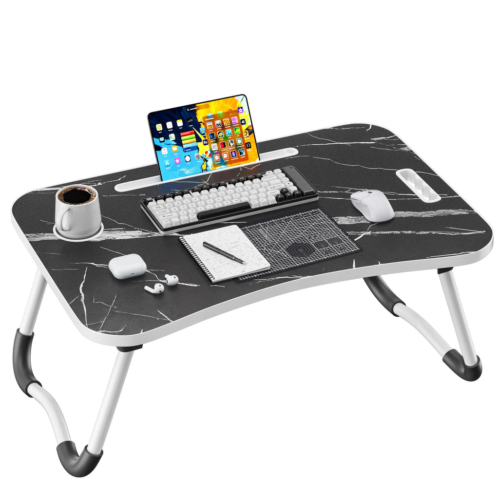 Folding Wood Lap Desk with Cup Holder P238
