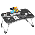 Folding Wood Lap Desk with Cup Holder P238