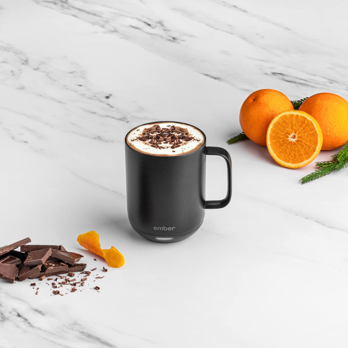 10 oz Temperature Control Smart Mug with Milk Frother F99203