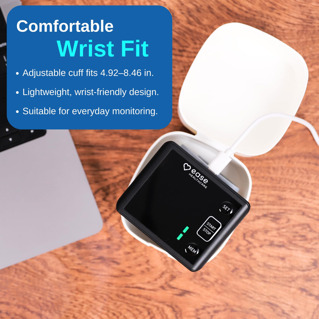 Rechargeable Wrist Blood Pressure Monitor with LED Display K810