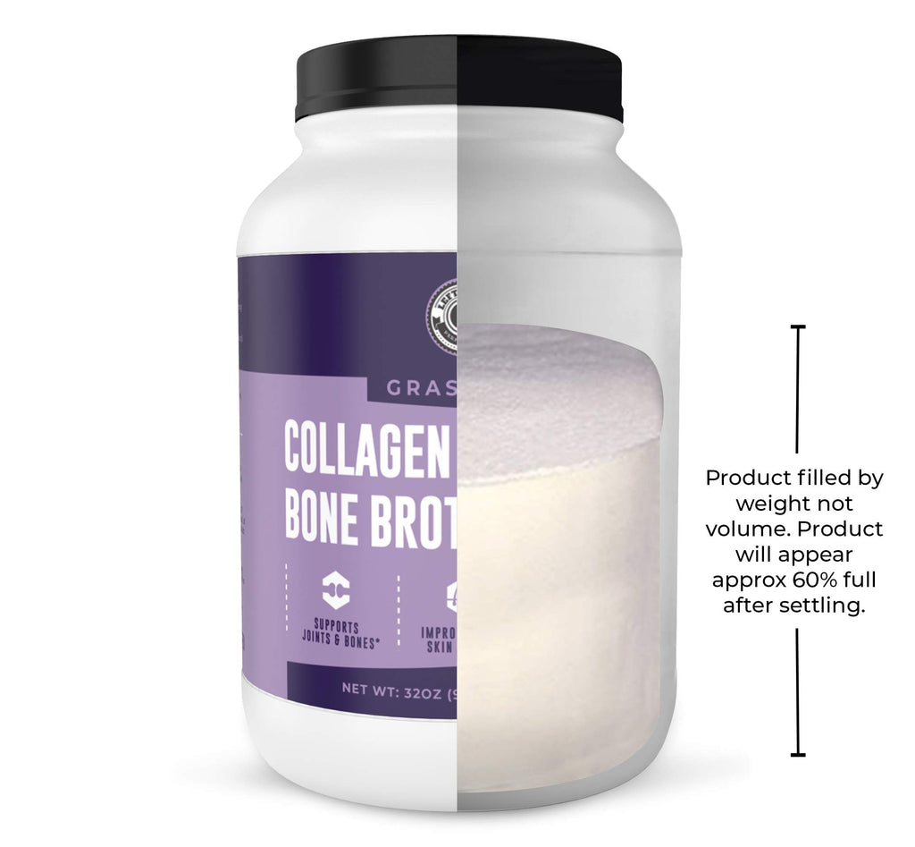 Collagen Bone Broth Powder, Unflavored, 2lb L499