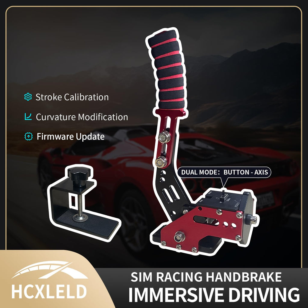 Sim Racing Handbrake with Table Clamp Y76575
