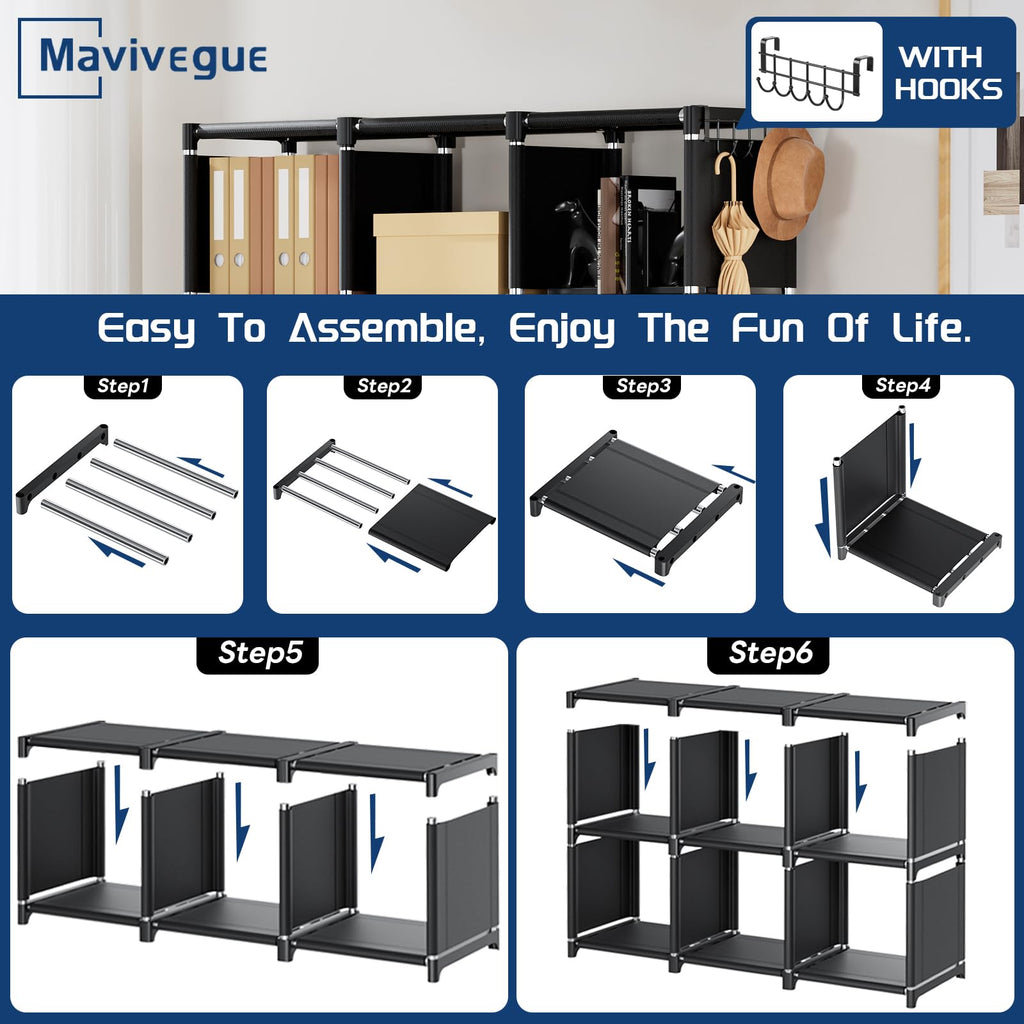18 Cube Extra Large Bookcase Storage Organizer U81675