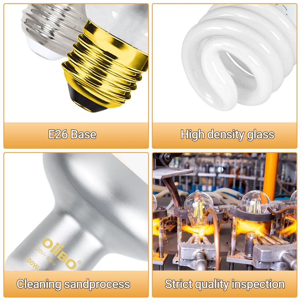 100W Reptile Heat Lamp Bulb and 26W 10.0 UVB Reptile Light Combo Pack J8191