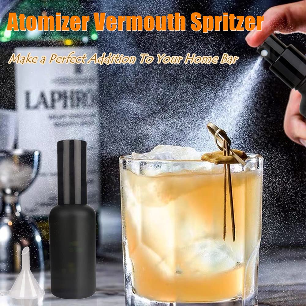 Cocktail Atomizer Sprayer 1.7OZ 50ml Black L28033
