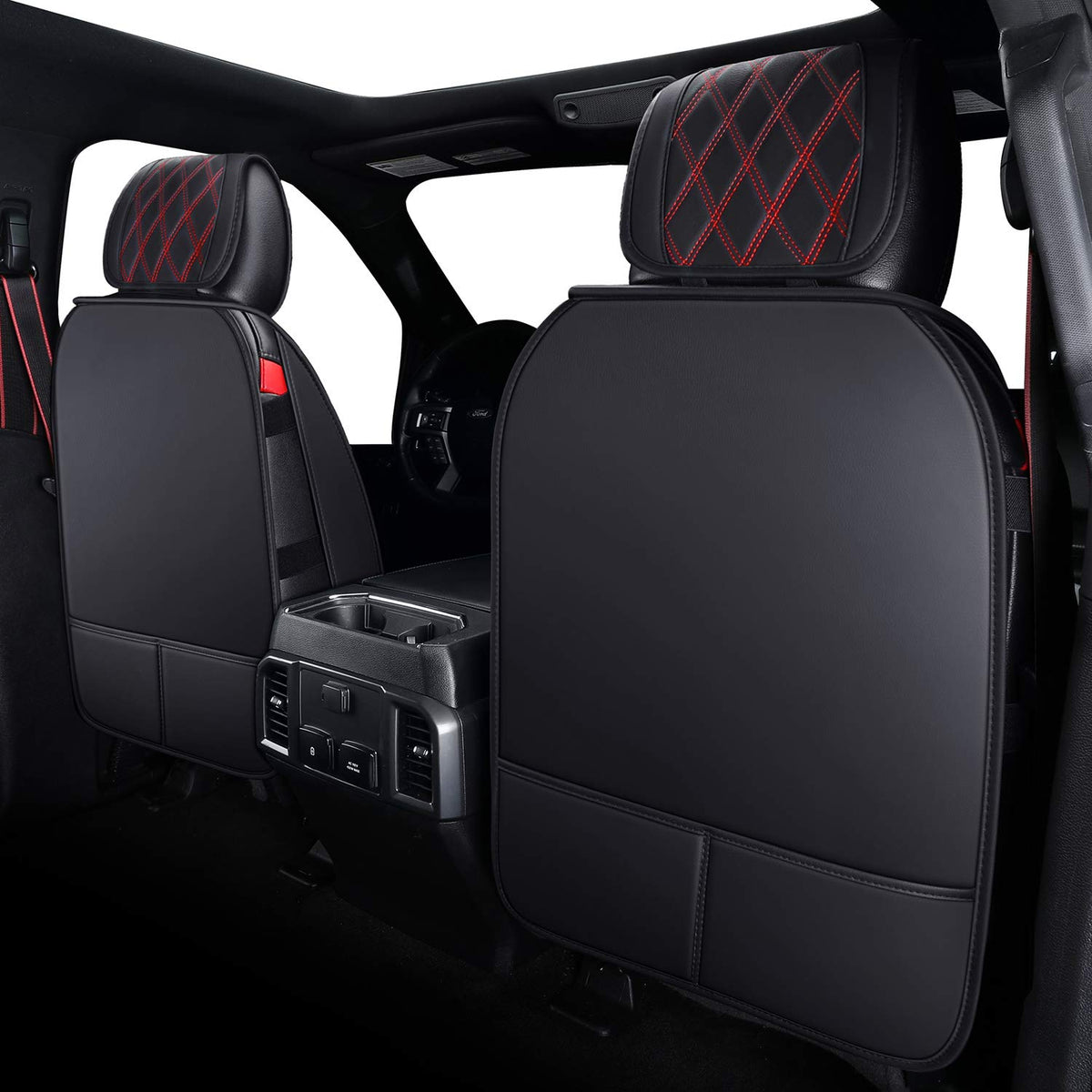 Car Seat Covers Black-Red V95648