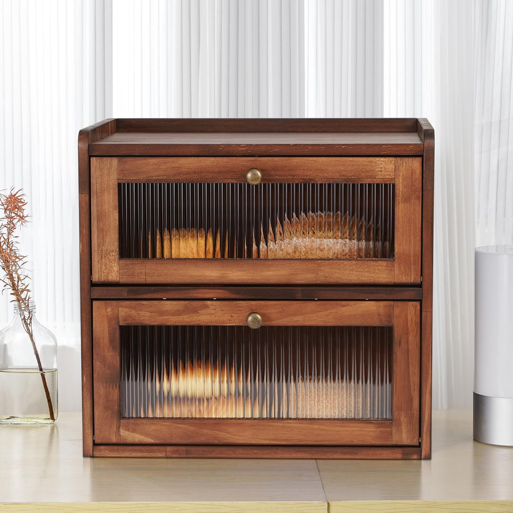 Large Wooden Bread Box M57277