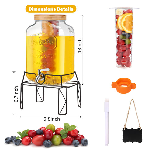 2 Gallon Drink Dispensers with Stand J6525